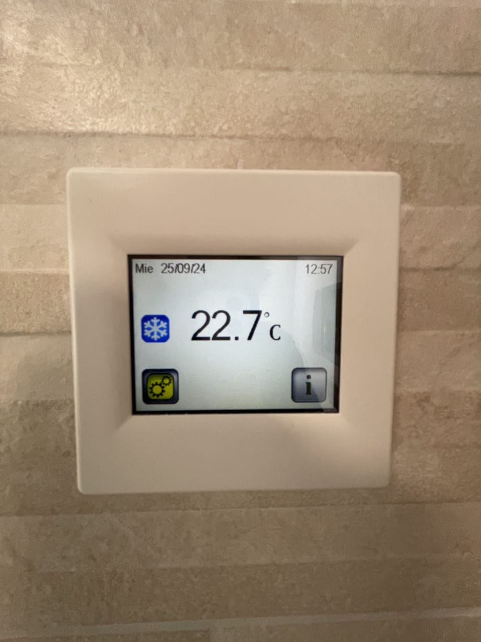 Floorheating bathroom