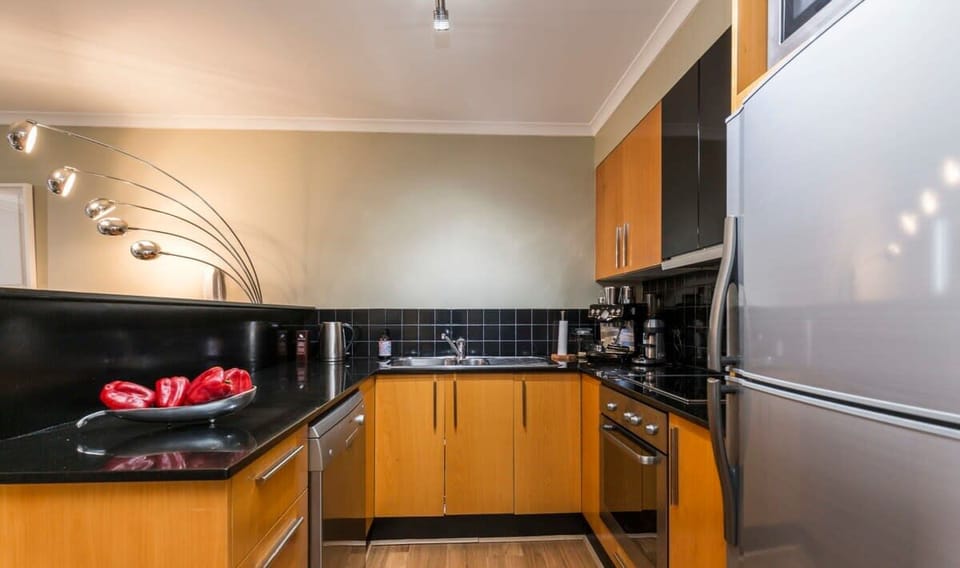 Modern kitchen with lots of counter space