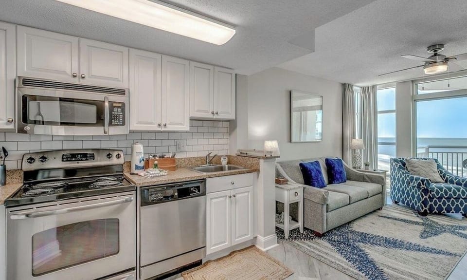 kitchen with views