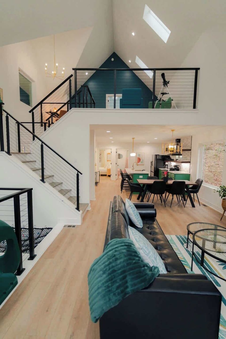 Living Room: Bright, airy modern space with chic decor and views that invite relaxation!