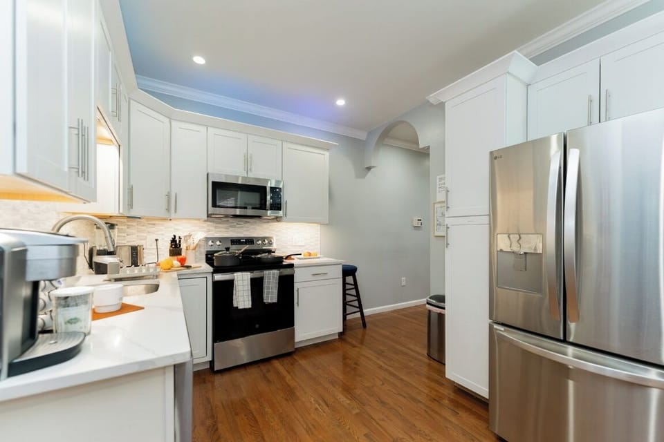 Fully stocked kitchen