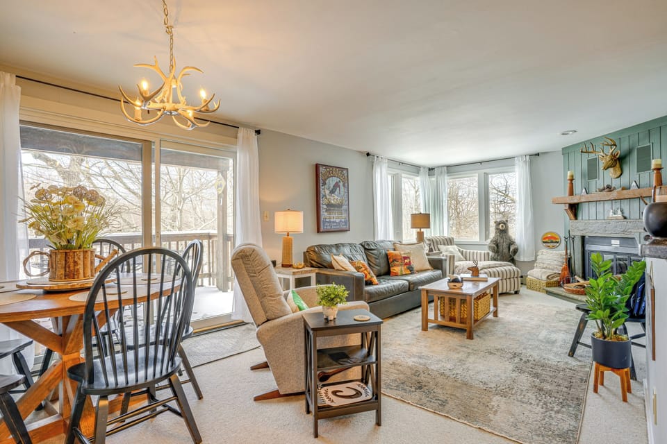 Wintergreen Resort Vacation Rental | 2BR | 2BA | 978 Sq Ft | Stairs Required