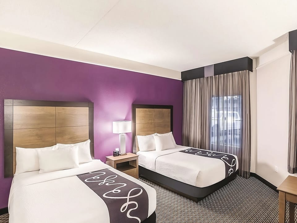 Settle in with two plush beds for easy group stays.