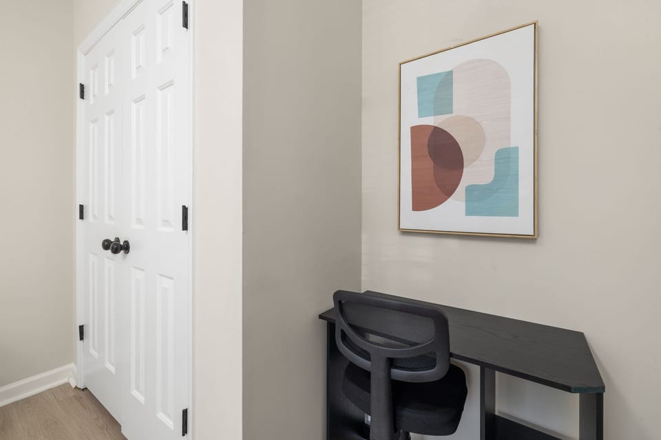 Dedicated workspace in bedroom 2