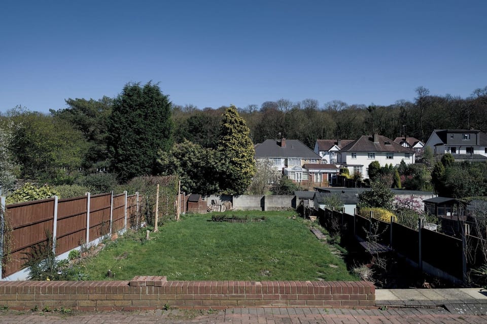 The large outdoor area extends your options for living space.