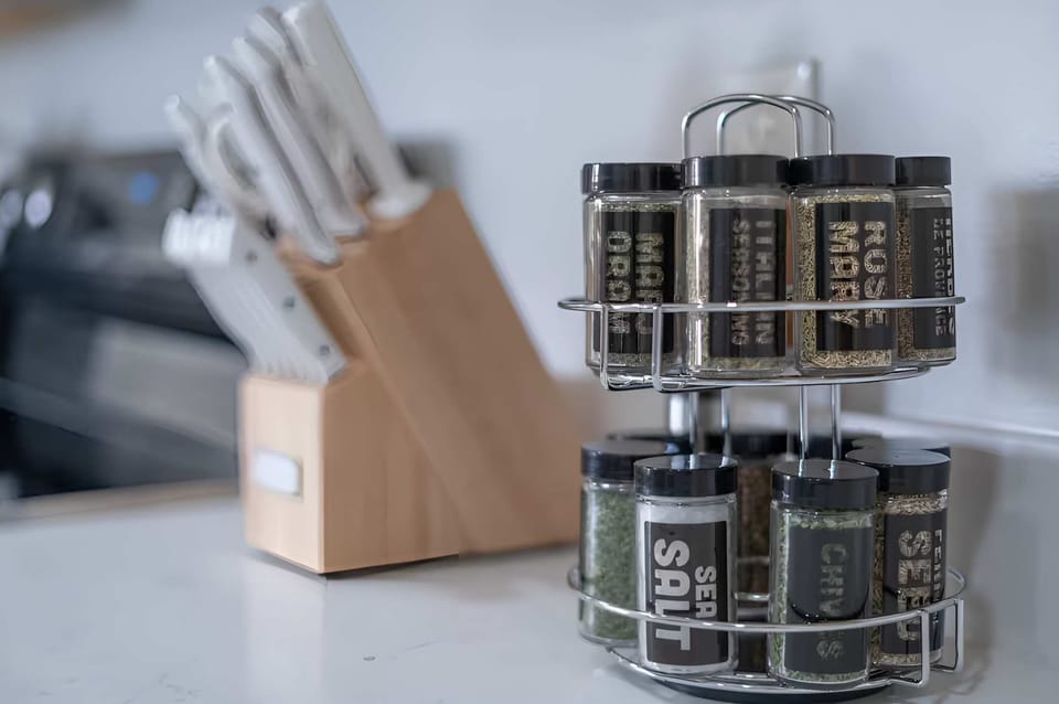 Complete with  a variety of cooking essentials to elevate your meals