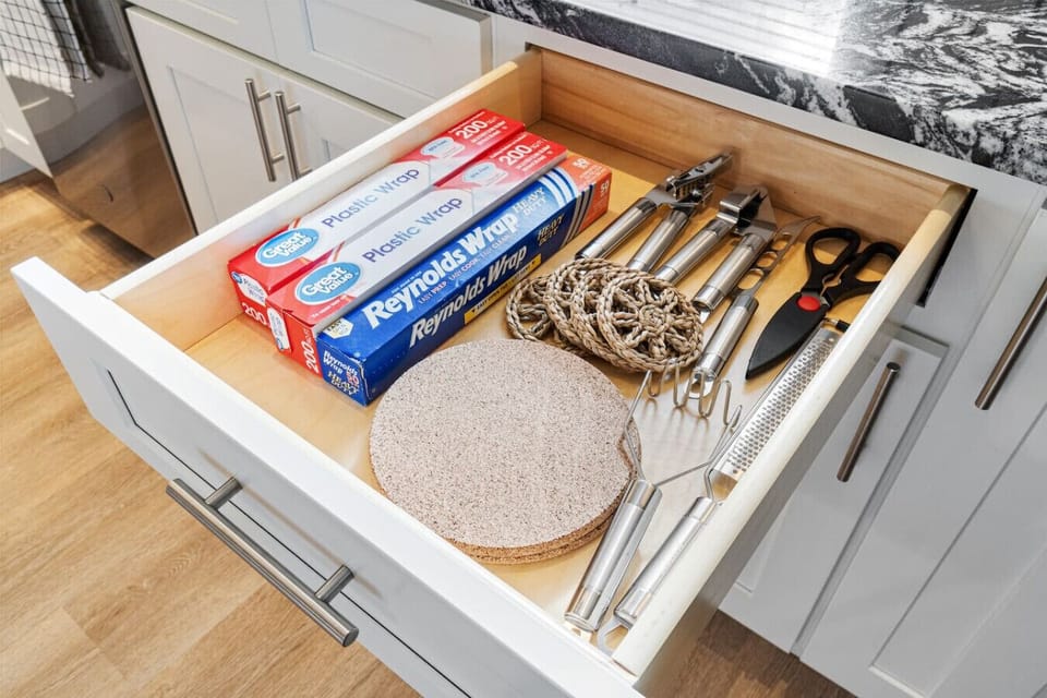 Neatly designed closet with hanging space and shelves, making it easy to stay organized and comfortable throughout your visit.