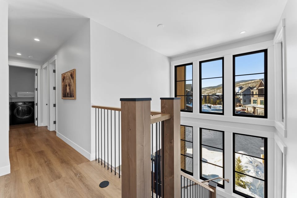 The top floor includes 3 bedrooms, a guest bathroom, and private laundry!