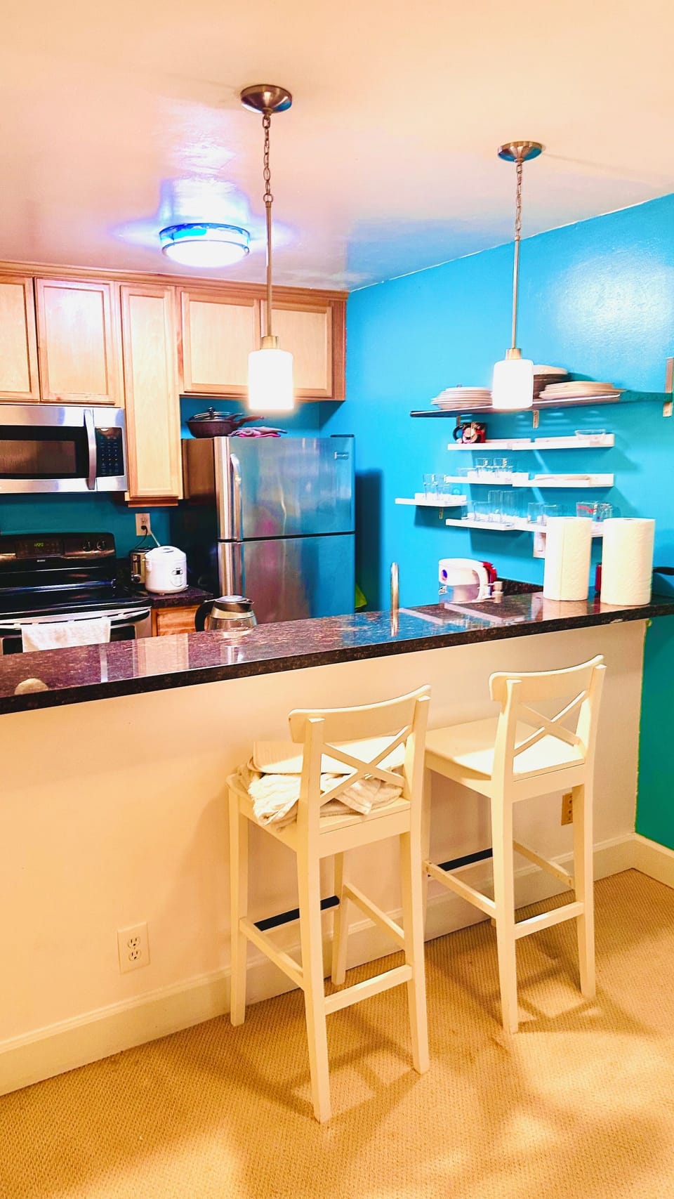 Full kitchen with everything you need.