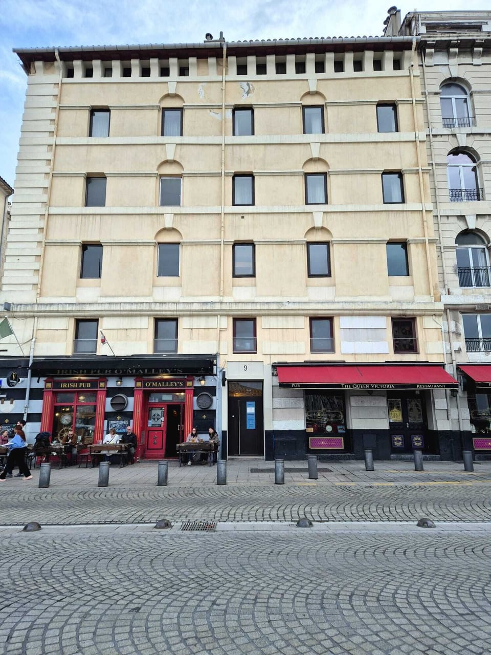 Outside of the building