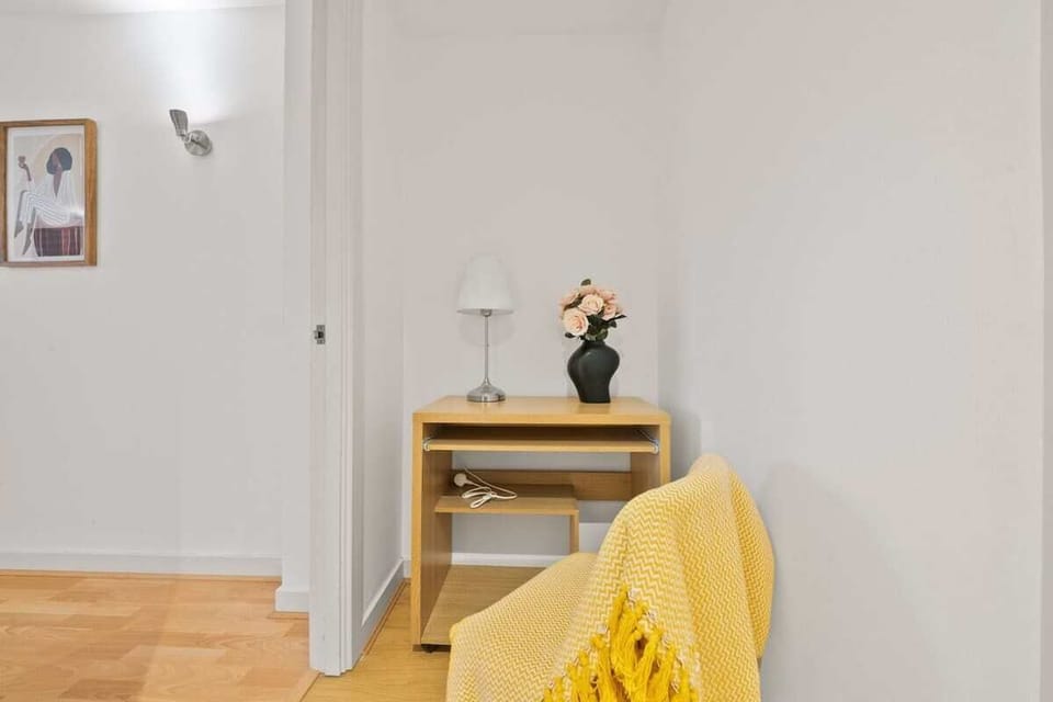 Minimalist table for multipurpose use.