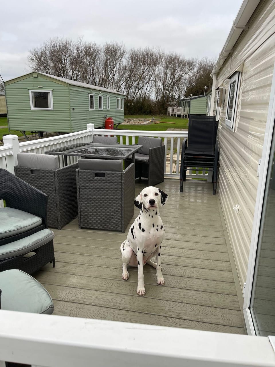 Experience the perfect family caravan holidays at Southview Holiday Park Lincolnshire, where you can relax outside of a caravan with decking, making it an ideal spot for both romantic getaways UK and dog friendly mini breaks.