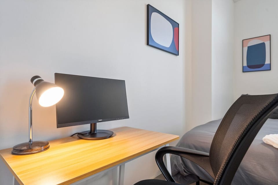 Desk workstation perfect for professionals working from home!