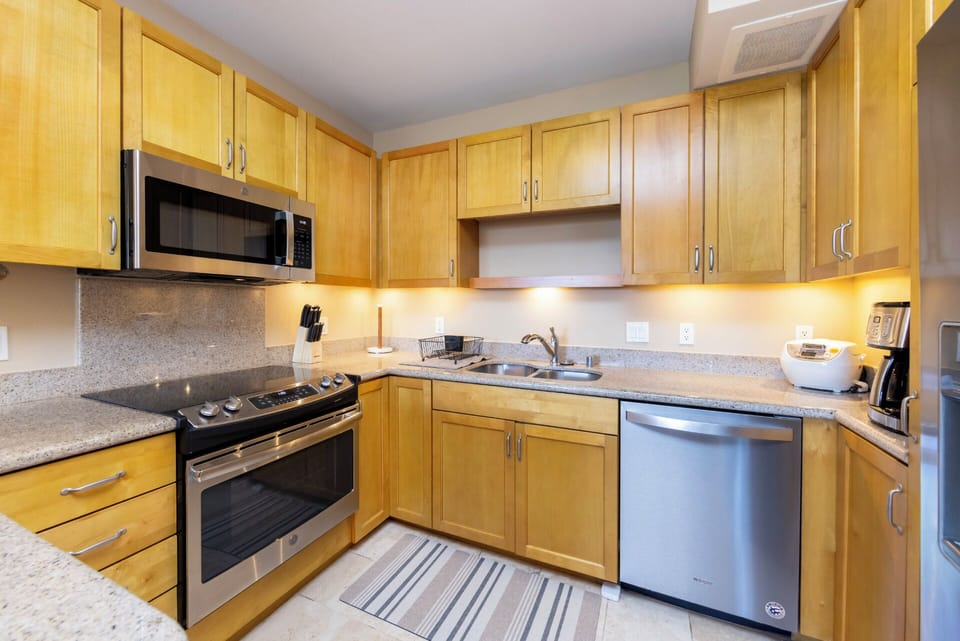 Kitchen - Fully equipped kitchen. Everything is included for ALL your cooking needs! NOTE: Kitchen cabinets have recently been updated.  New pictures coming soon!