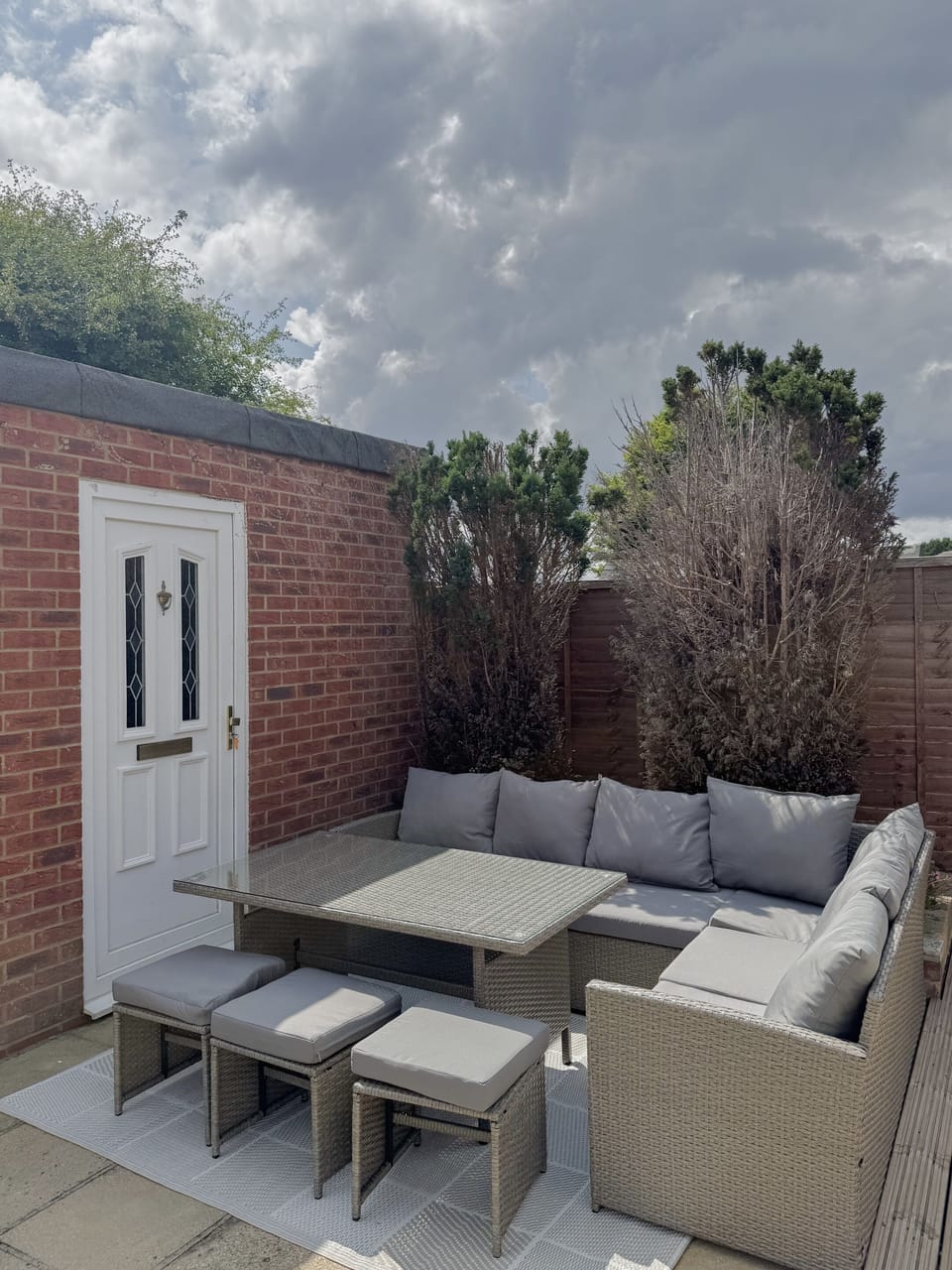 Back Garden & Outhouse Entrance (Bedroom 5)