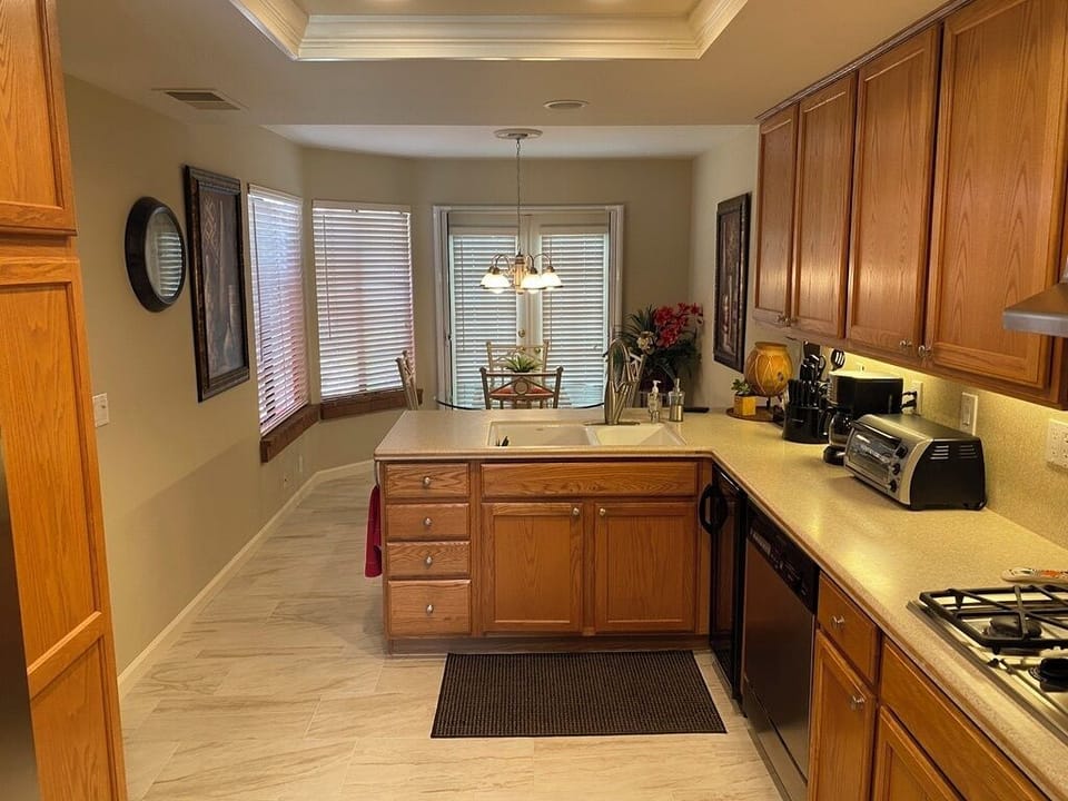 kitchen stainless appliances