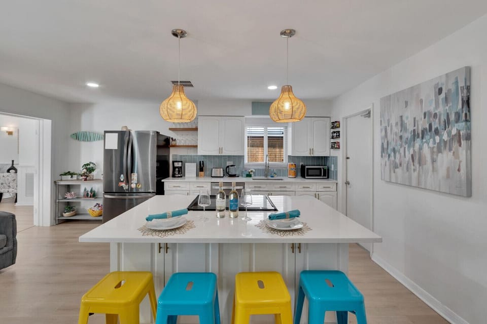 Open kitchen with amazing decor