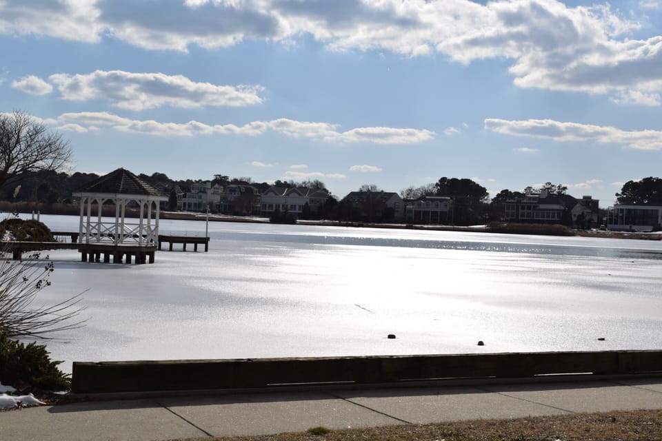 Silver Lake on the south side of town is just steps away from this cottage!