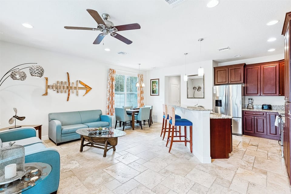 A bright, open living area perfect for relaxing, entertaining, and enjoying great company in comfort and style!