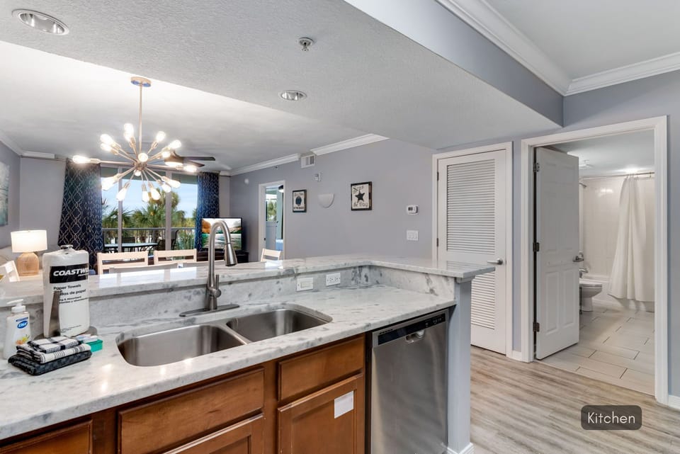Open Concept Kitchen - Bar Seating for 4