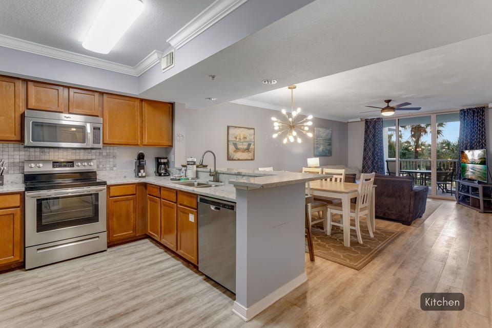Open Concept Kitchen - Bar Seating for 4