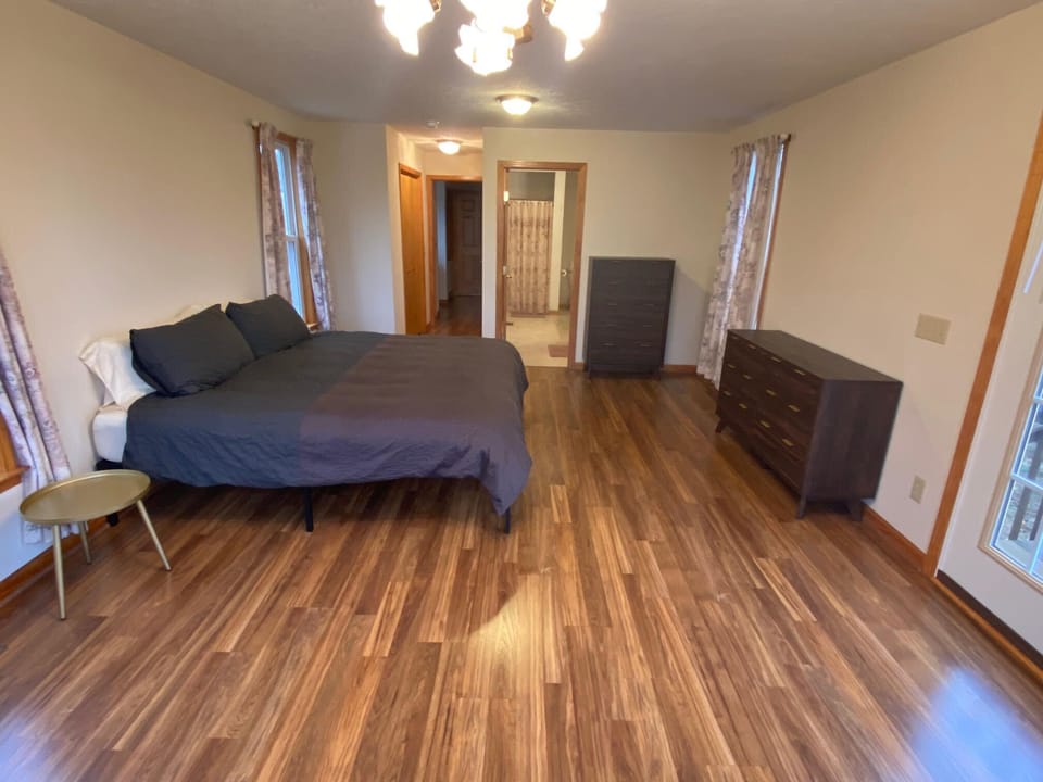Master bedroom (tall and small chest of drawers)
