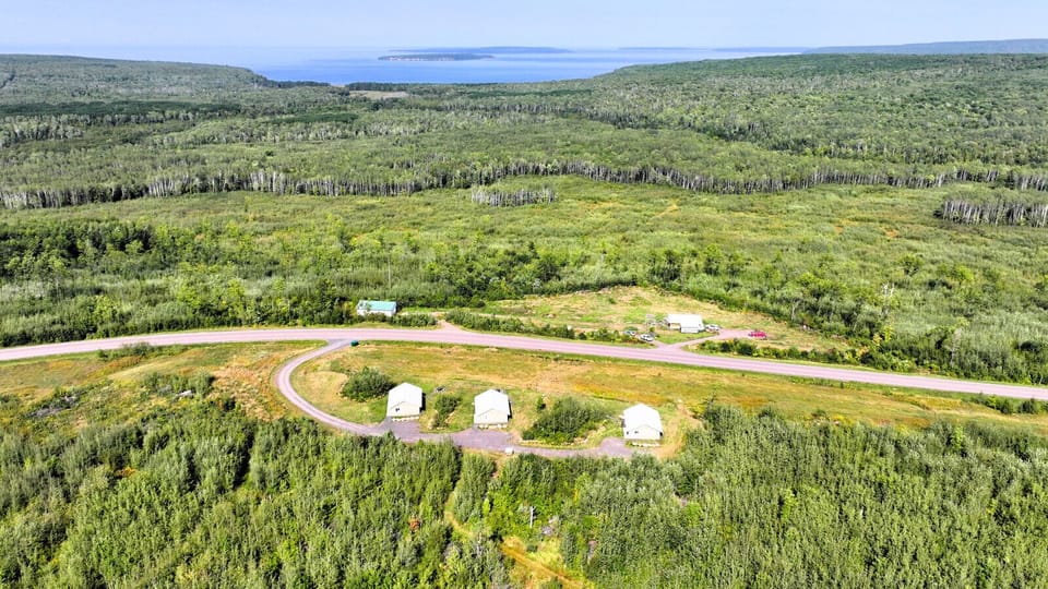 Bird`s Eye View of Cabins