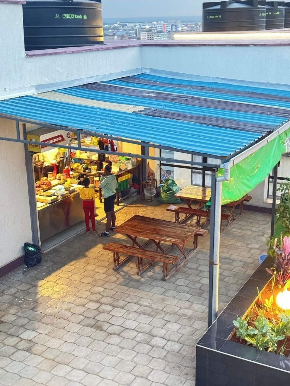 Outdoor dining