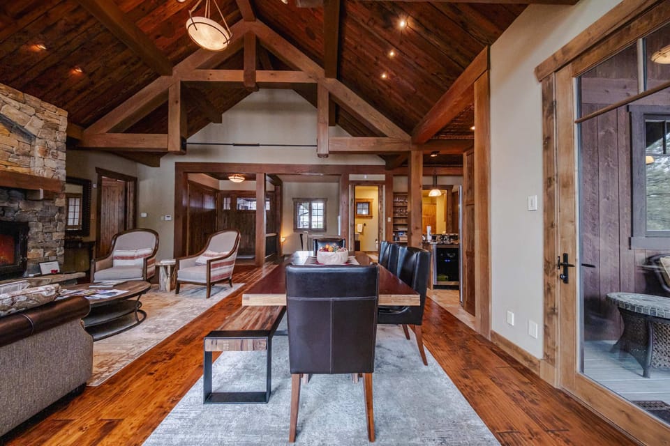 Dining table with seating for 7 