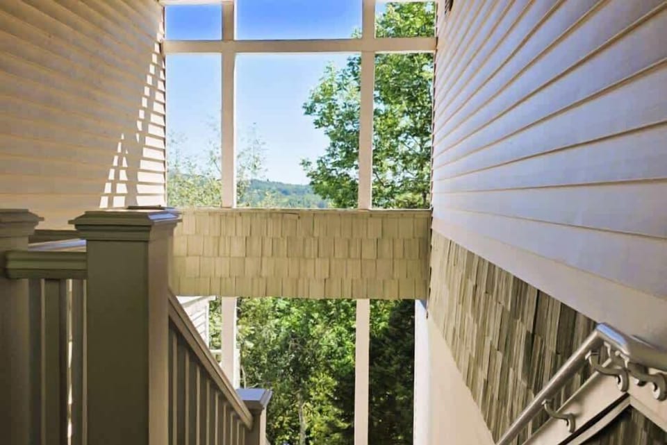 Stairway.  Stairs are Requires to Access the Unit