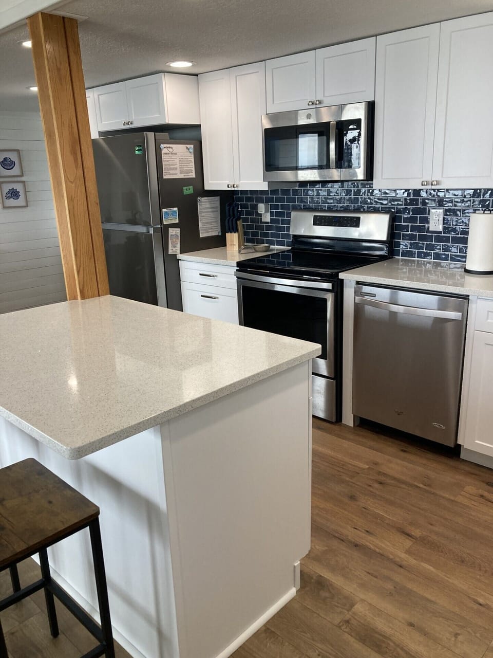 The kitchen has everything you need to enjoy your stay
