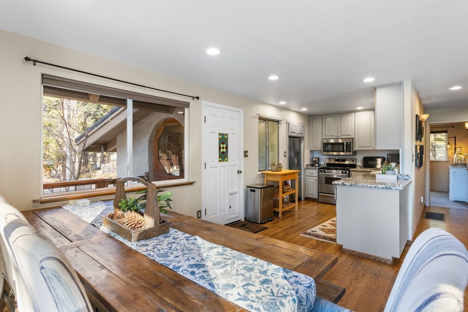 Open Dining & Kitchen Area