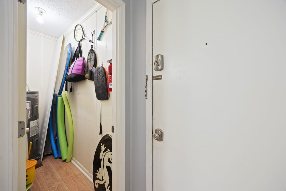 Provided beach equipment
