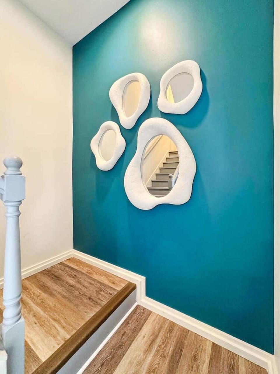 Stairway from First Floor to Main Floor