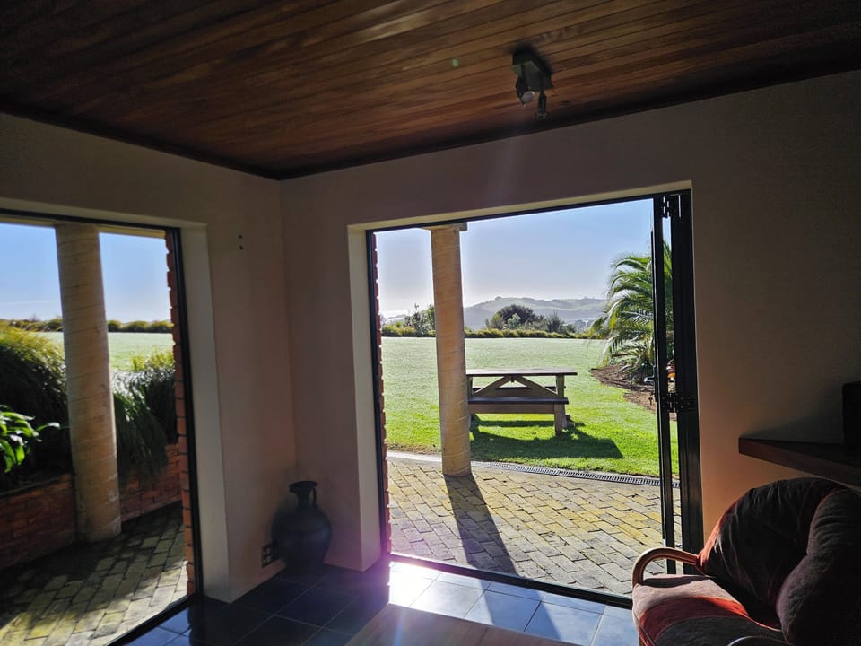 Indoor outdoor flow from apartment living area