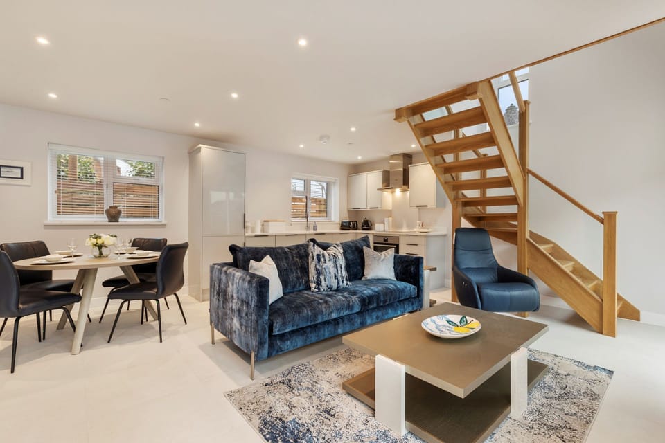 The living space at Oxwich Retreat, Gower