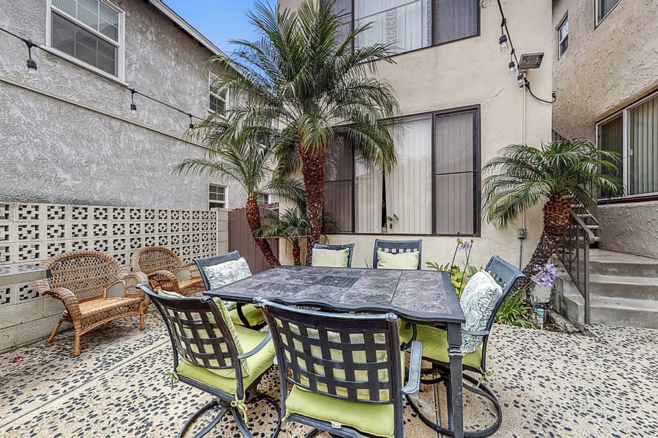 Large patio to BBQ and relax