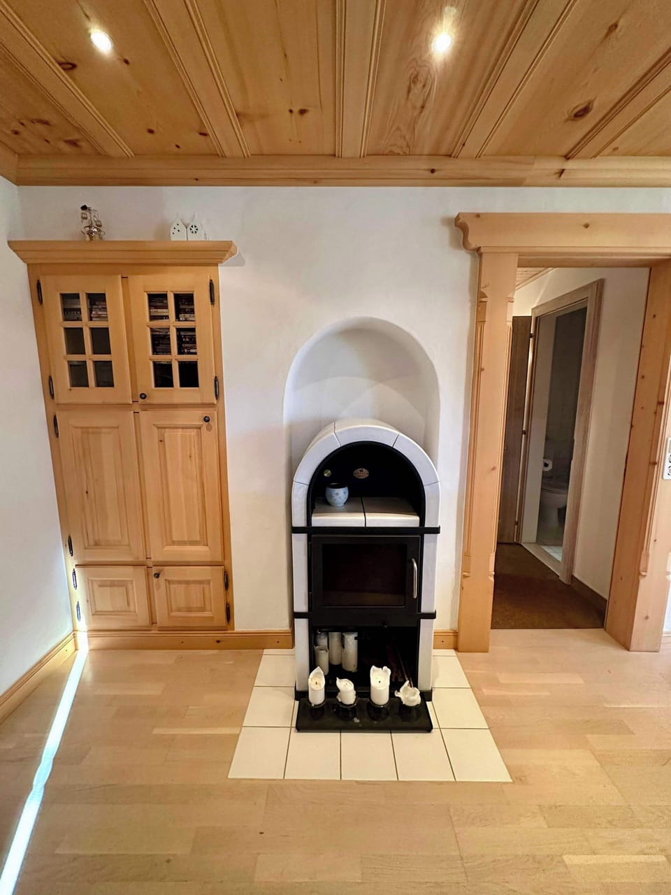 indoor fireplace