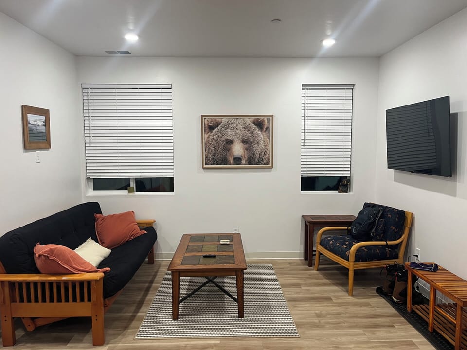 Living room with futon