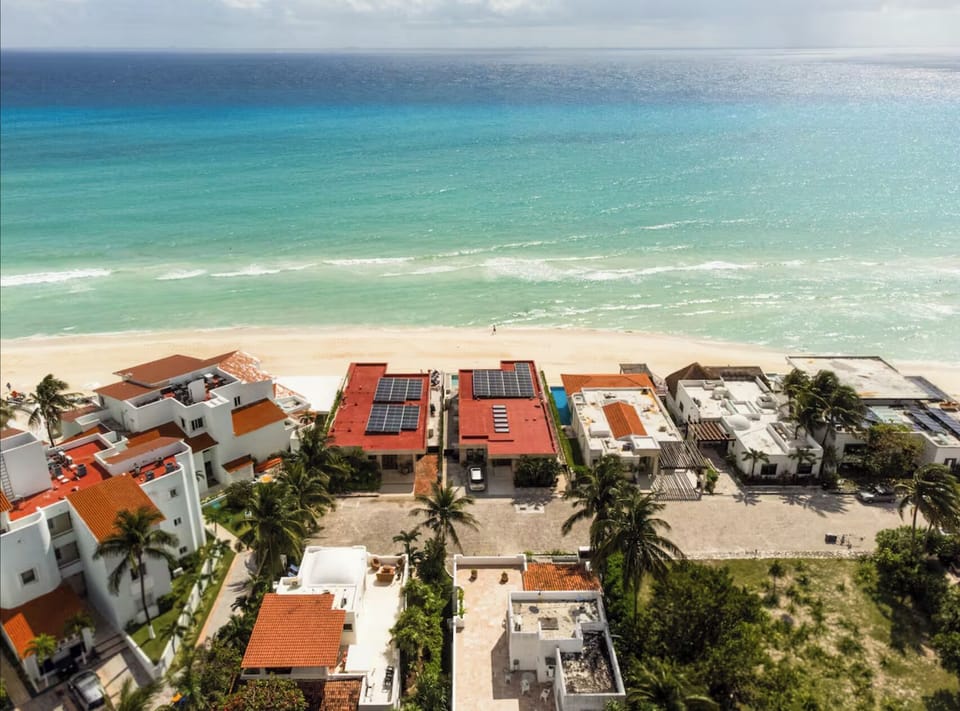 Home is next to a quiet condo complex, beach access is after the 5th house. 
