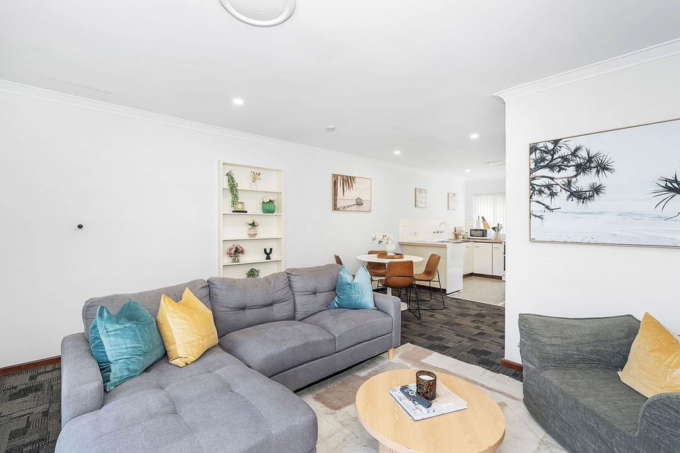Experience true comfort in our thoughtfully designed living room.