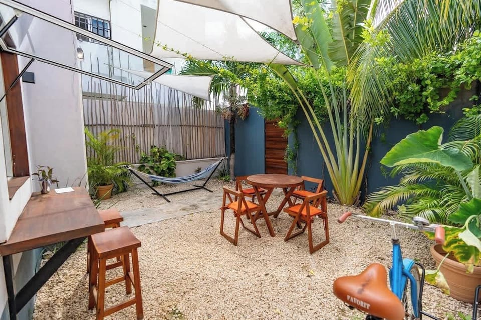 Private Terrace with Dining Table & Hammock