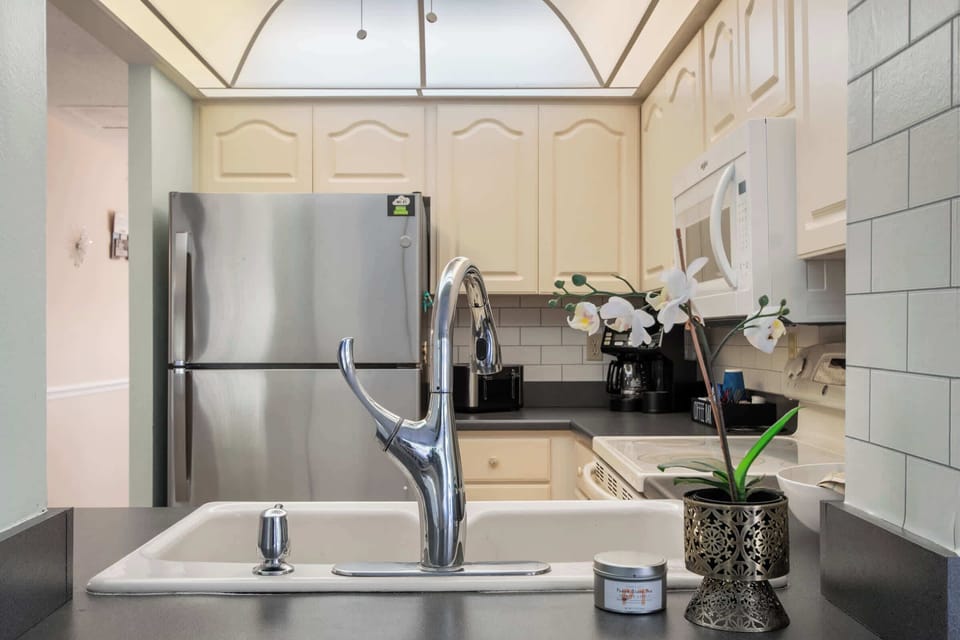 Cook, snack, sip — the kitchen is yours.