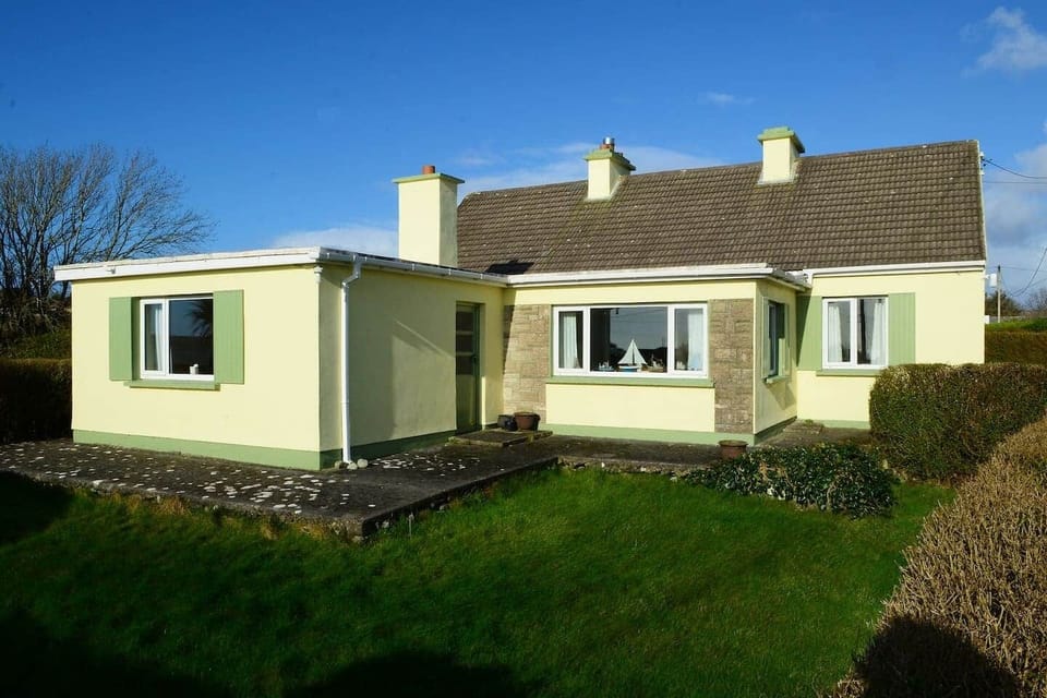 Back garden which is fully enclosed.