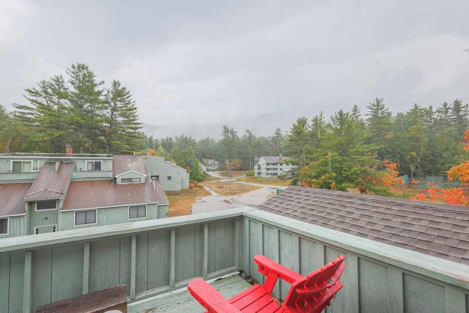 View from the upper level deck, accessed from the sleeping loft.