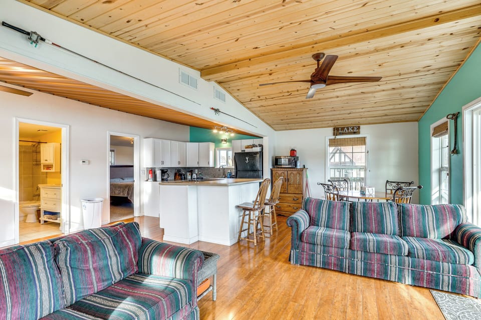 Living Room | 1st Floor | 2 Full Sleeper Sofas | Central A/C & Heat