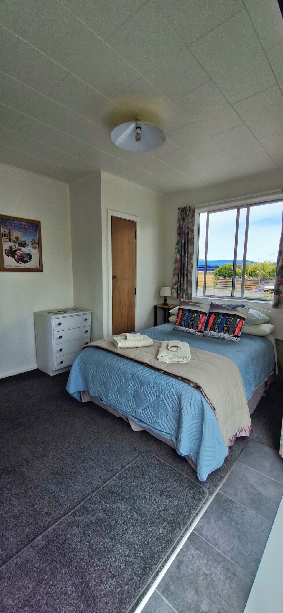 Separate bedroom with double bed