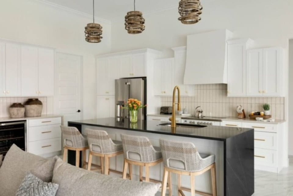 Gourmet kitchen with ALL the amenities you could ask for!! Seating for 10. Upgraded 42` range/stove. Drawer Microwave. Wine Fridge.