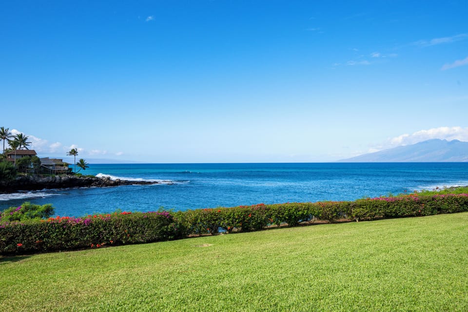 Steps away, Honokeana Cove, great for snorkeling.