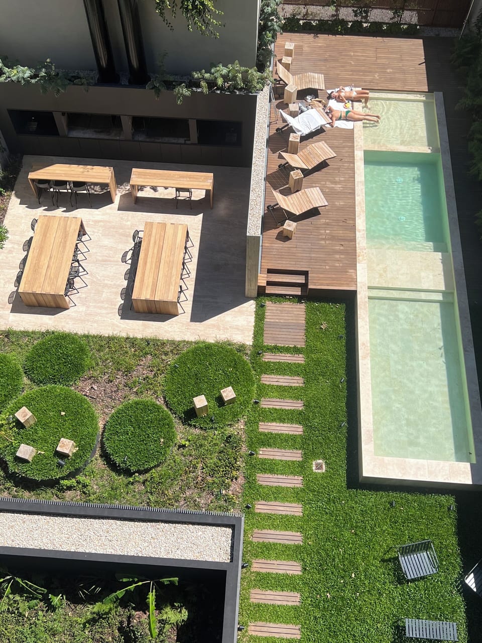 View from the balcony